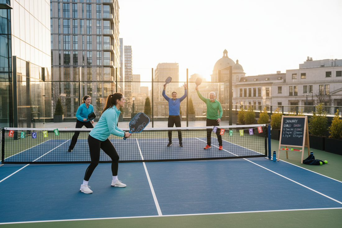  Pickleball Anfänger setzen realistische Ziele für 2026 - Motivation und Fortschritt auf dem Court