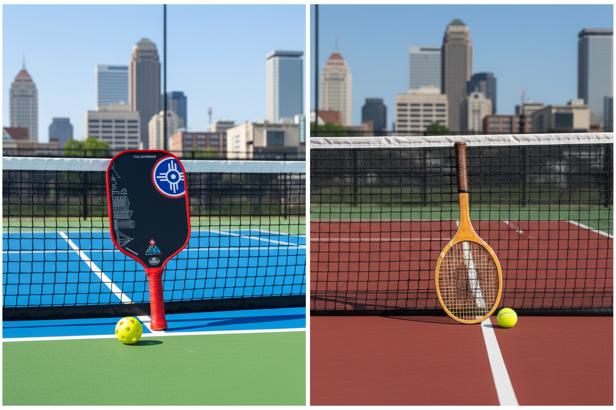 Pickleball vs Tennis Vergleich mit MyCityPB The Governor Wichita Paddle