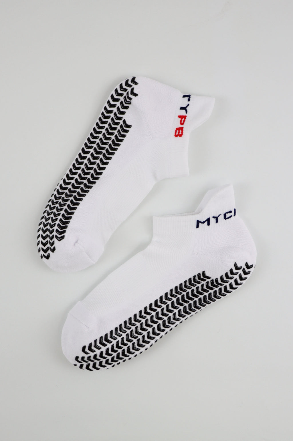MyCityPB Performance Grip Sneaker Socks – White