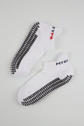 MyCityPB Performance Grip Sneaker Socks – White