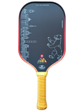 MyCityPB The Governor Pickleball-Schläger Berlin Edition Carbon-Fiberglas Premium Paddle USAP