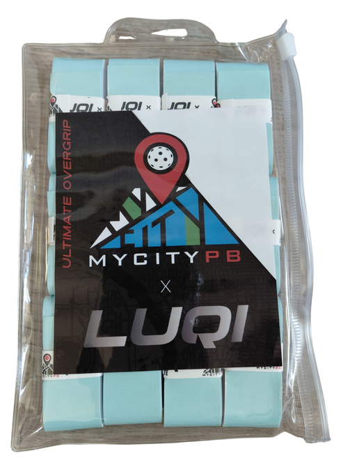 LUQI Overgrips Griffbänder türkis 12er Pack Pickleball rutschfest MyCityPB