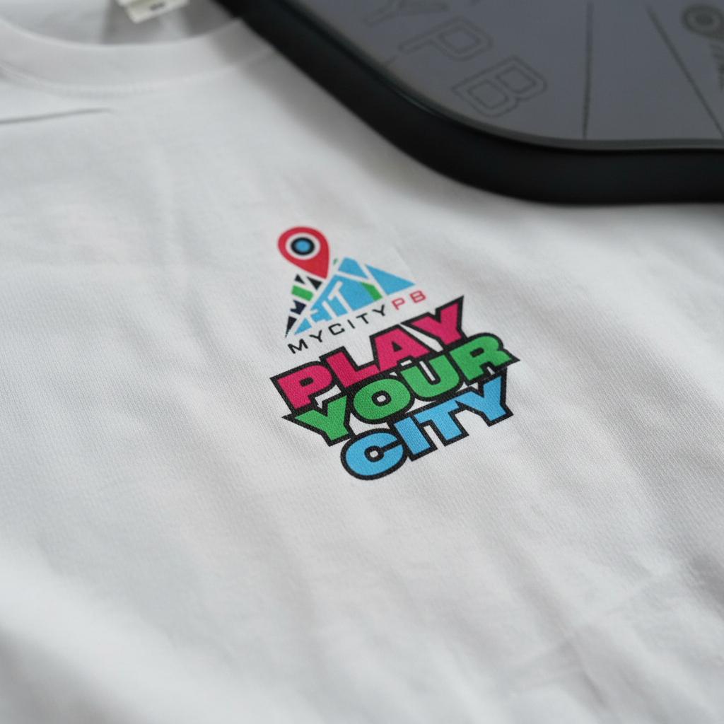 Detail-Aufnahme Logo mit Paddle